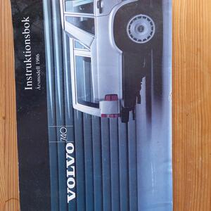 Instruktionsbok Volvo 740 1988