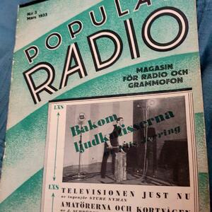 Tidskriften Populär radio 1933 -1950