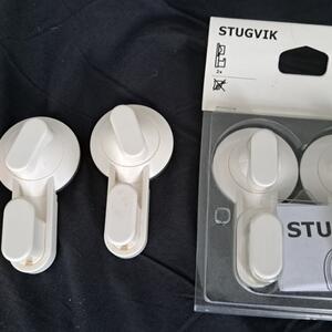 Ikea stugvik, krokar med sugmontering