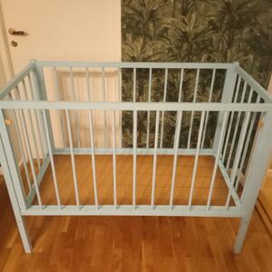 Retro spjälsäng bortskänkes 