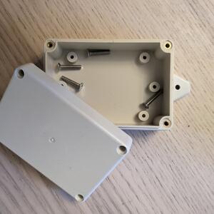 Vattentät plastlåda, IP66, 85 x 58 x 33 mm