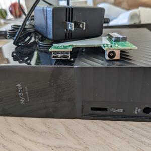 Enclosure for external USB/eSATA drive