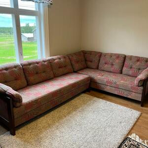 Bäddsoffa (hörn) SKÄNKES