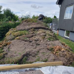 Matjord/gräsmatta