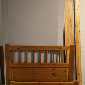 Isärplockad sängram 90x200