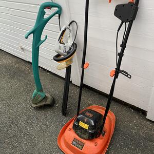 Gräsklippare, trimmer, häcksax 