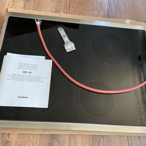 Gaggenau glaskeramikhäll, 70cm bred