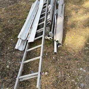 Metall och aluminium skräp