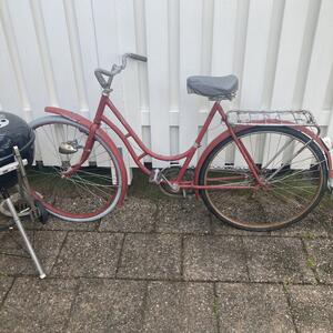 Gammal damcykel i behov av renovering.