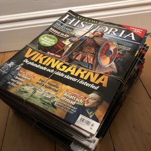 Historietidningar bortskänkes