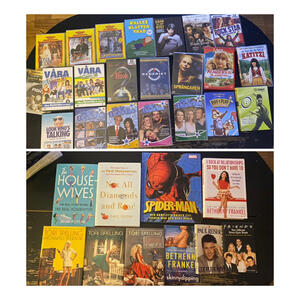 Bortskänkes DVDs + böcker