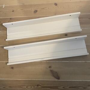 2 st Ikea Mosslanda tavelhylla 55cm