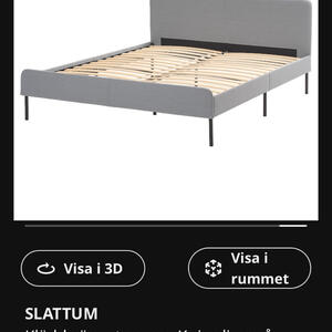 Slattum säng från Ikea