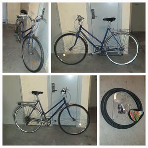 Cykel ges bort
