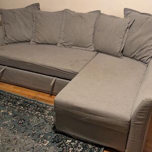 Bäddsoffa skänkes 