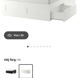 Dubbelsäng med förvaring