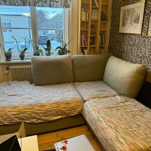 Corner couch given away