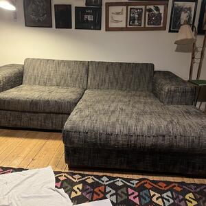 Soffa med divan bortskänkes