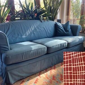 Soffa Sundborn 3-sits + extra klädsel