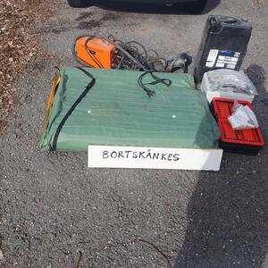 Värmematta mm bortskänkes