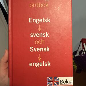 Ordbok engelska- svenska och svenska-engelska 
