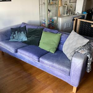 Två tresitssoffor IKEA Karlanda