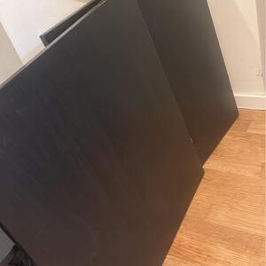Bestå dörrar Svartbrun 60x64