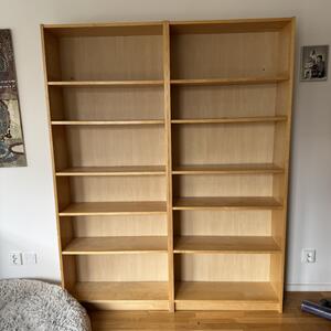 IKEA Billy bokhyllor & vitrinskåp