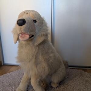 Gosedjur, Hund 60cm hög, rumsren. 