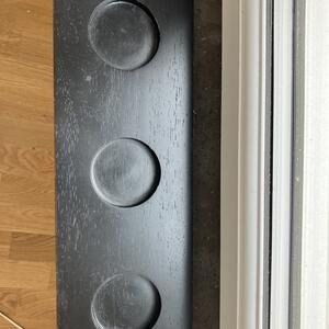 Bricka i trä för tre små skålar (Höganäs)