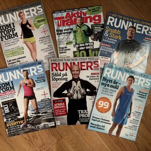 En stor kasse med Runners World