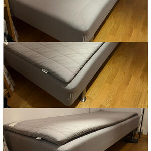Säng 80 cm x 200 cm skänkes 